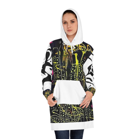 Women's HIP HOP ART Hoodie Dress (AOP)