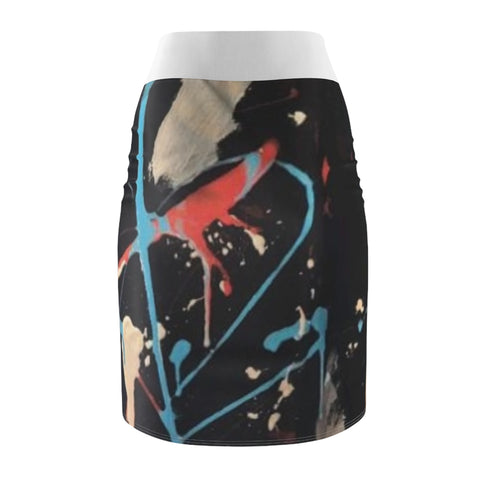 Women's HIP HOP ART Pencil Skirt (AOP)