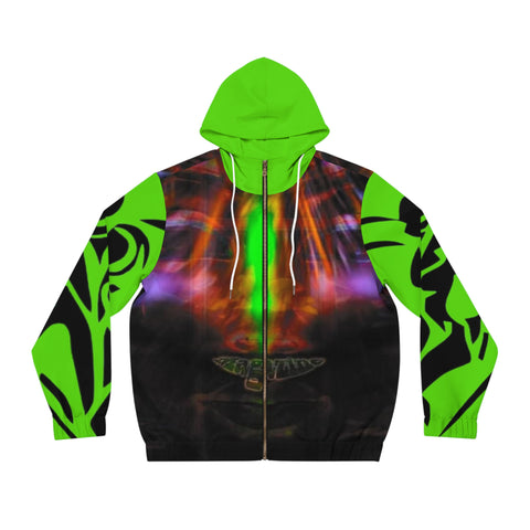 Men's Full-Zip  HIP HOP ART Hoodie (AOP)