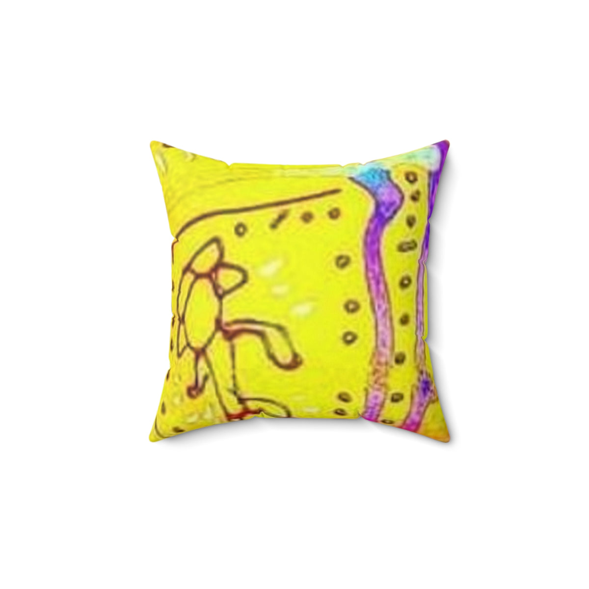 HIP HOP ART Spun Polyester Square Pillow