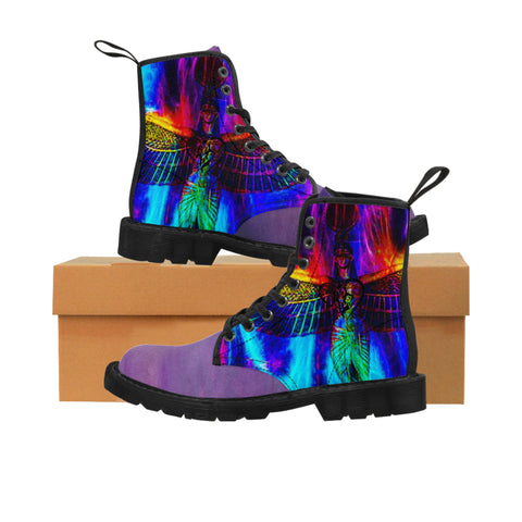 Men's Canvas HIP HOP ART  Boots