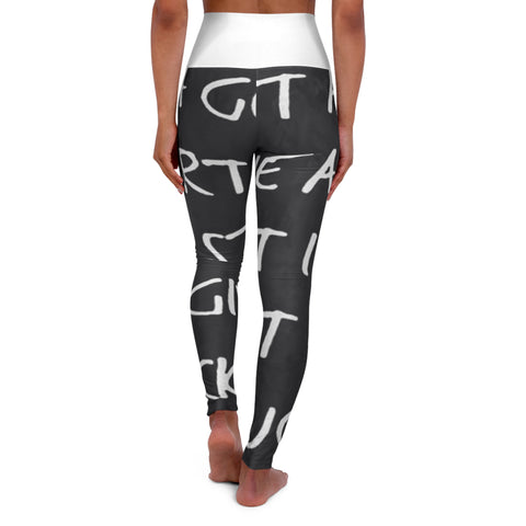 High Waisted HIP HOP ART Yoga Leggings (AOP)