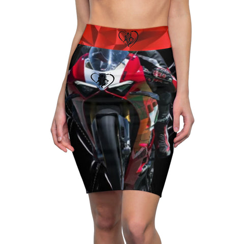 Women's  HIP HOP ART Pencil Skirt (AOP)