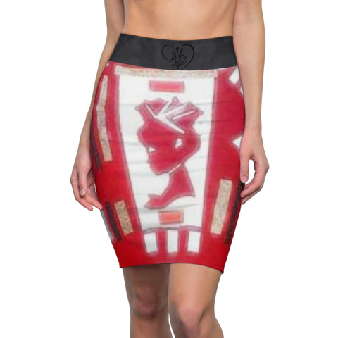 Women's HIP HOP ART Pencil Skirt (AOP)
