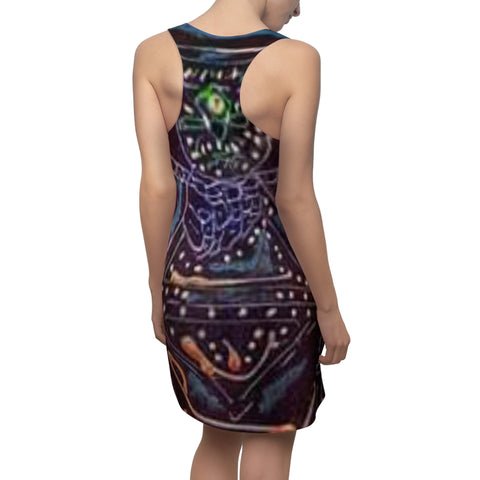 Women's Cut & Sew HIP HOP ART  Racerback Dress (AOP)