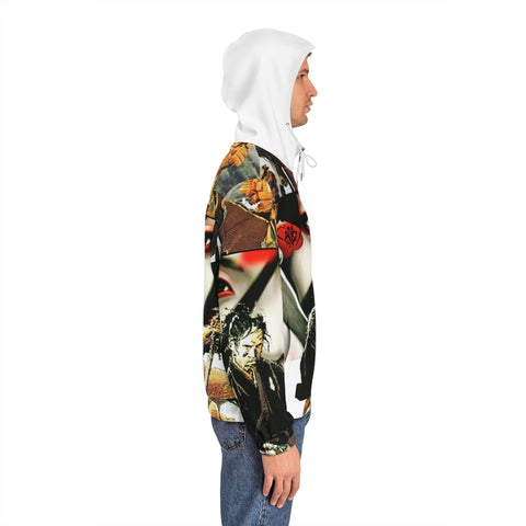 Men's Full-Zip  HIP HOP ART Hoodie (AOP)