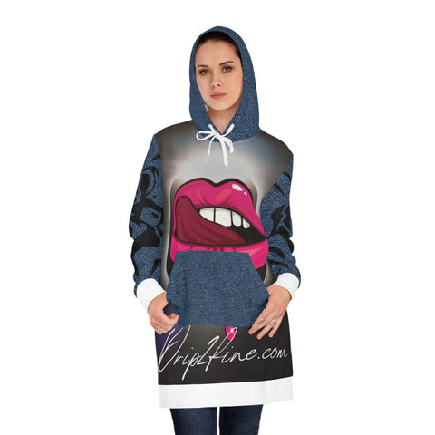 Women's HIP HOP ART Hoodie Dress (AOP)