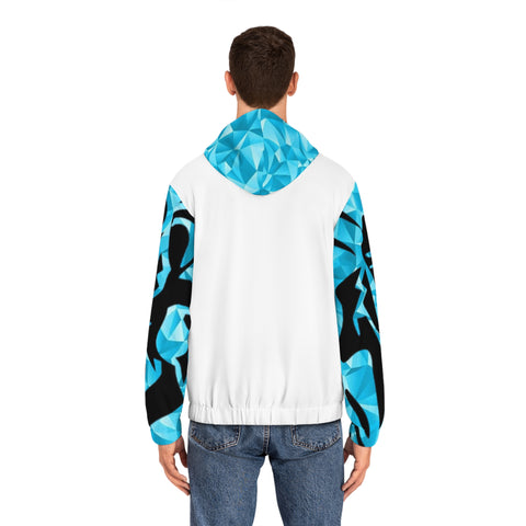 Men's Full-Zip  HIP HOP ART  Hoodie (AOP)