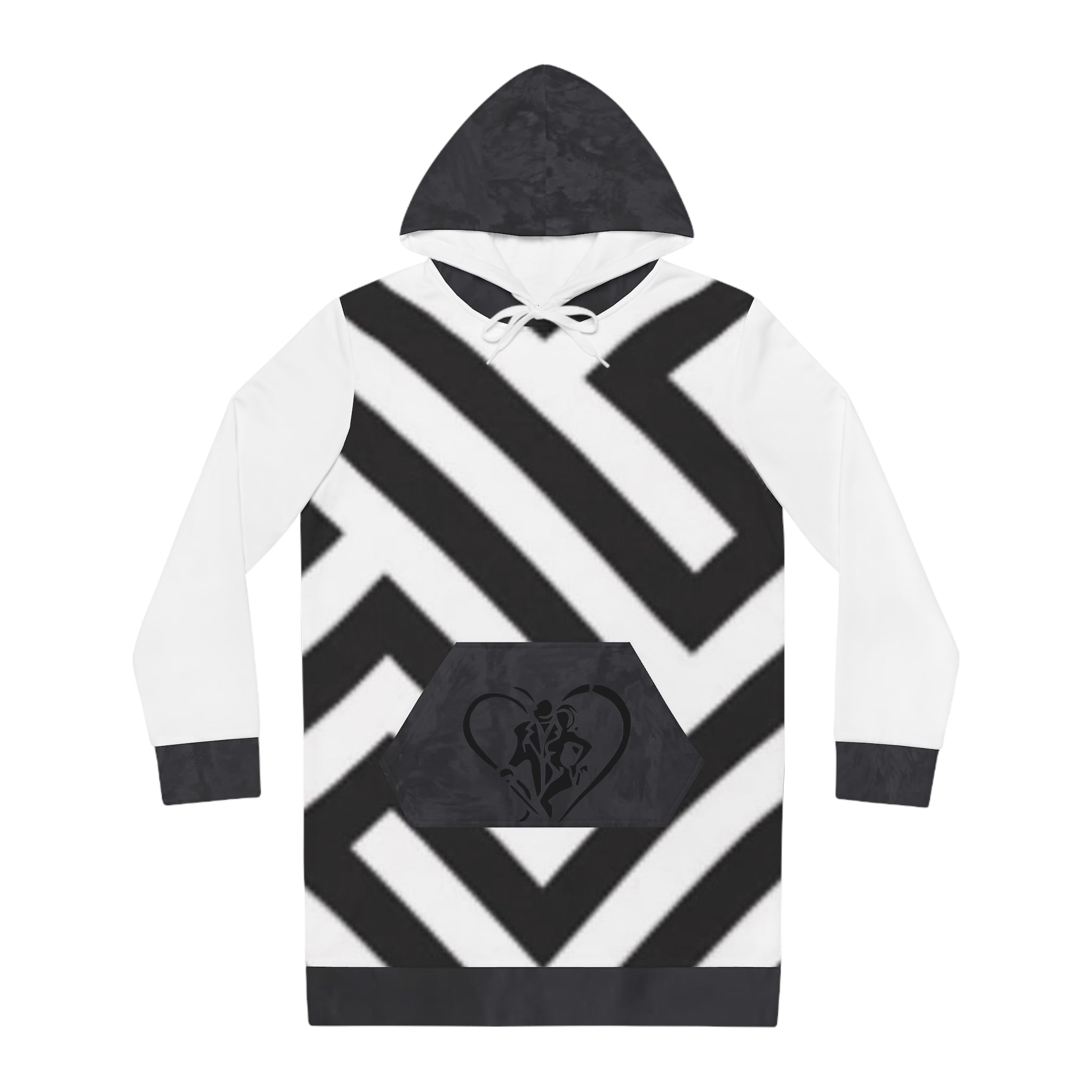 Women's HIP HOP ART Hoodie Dress (AOP)