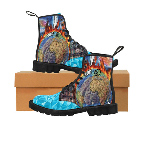 Men's Canvas  HIP HOP ART  Boots