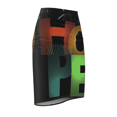 Women's HIP HOP ART Pencil Skirt (AOP)