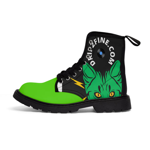 Women's HIP HOP ART Canvas Boots