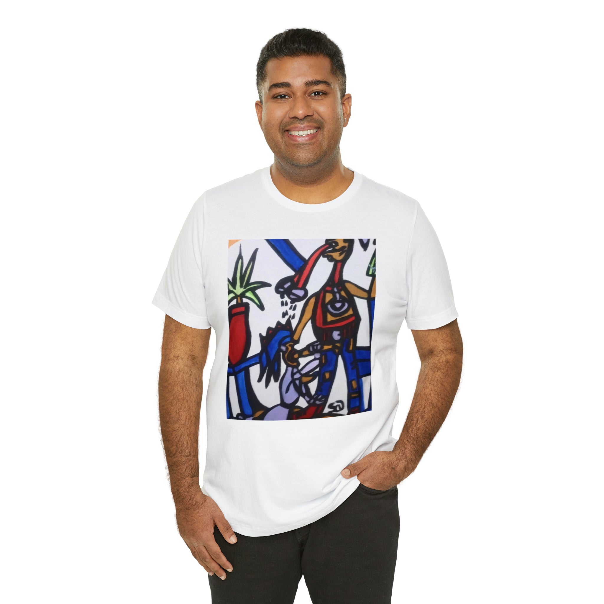 HIP HOP ART Unisex Jersey Short Sleeve Tee