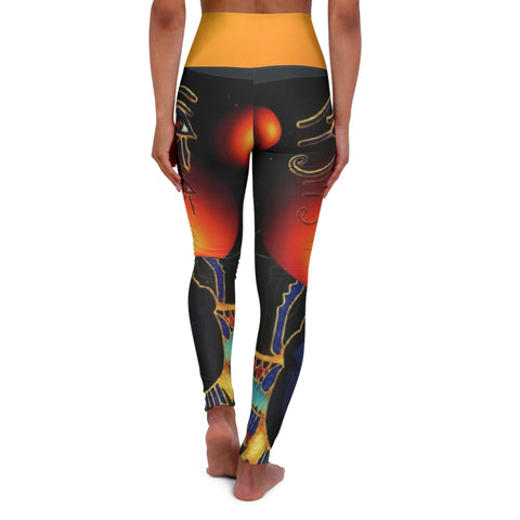 High Waisted  HIP HOP ART  Yoga Leggings (AOP)