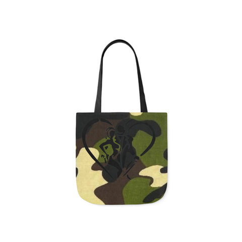 Polyester Canvas  HIP HOP ART Tote Bag (AOP)