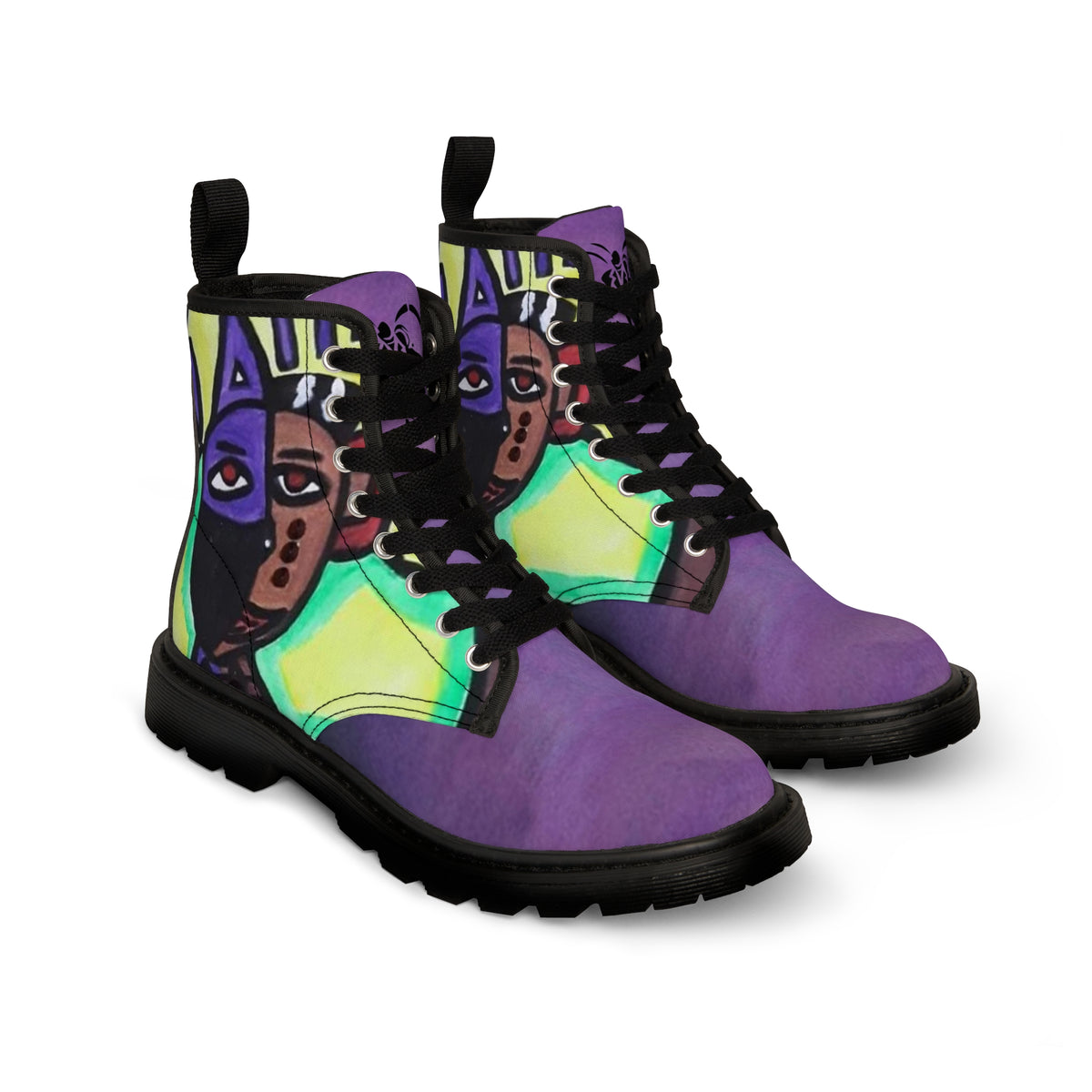 Men's Canvas  HIP HOP ART Boots