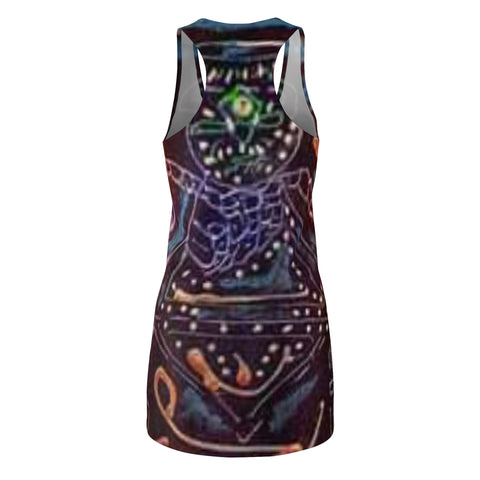 Women's Cut & Sew HIP HOP ART  Racerback Dress (AOP)