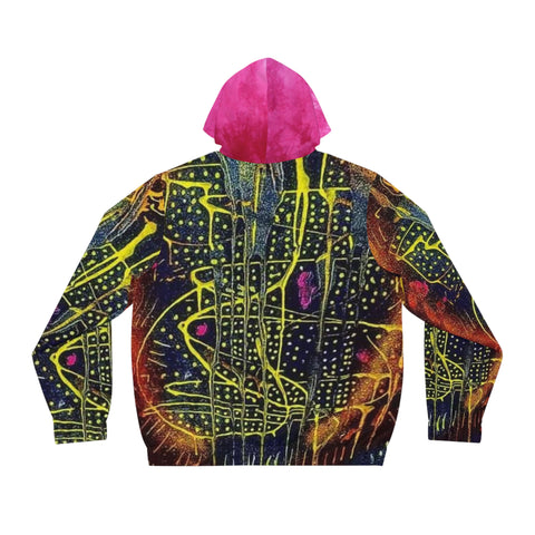 Men's Full-Zip HIP HOP ART Hoodie (AOP)