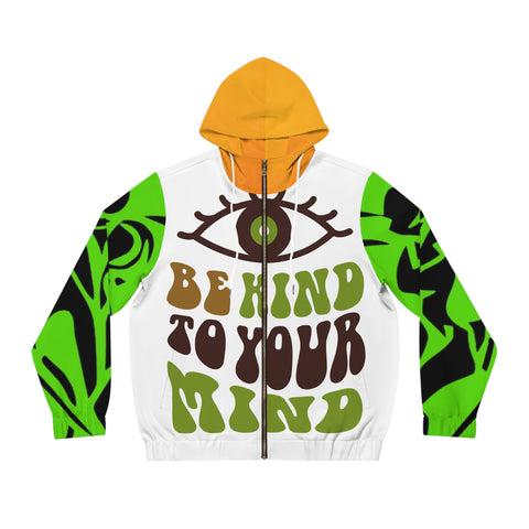 Men's Full-Zip HIP HOP ART Hoodie (AOP)