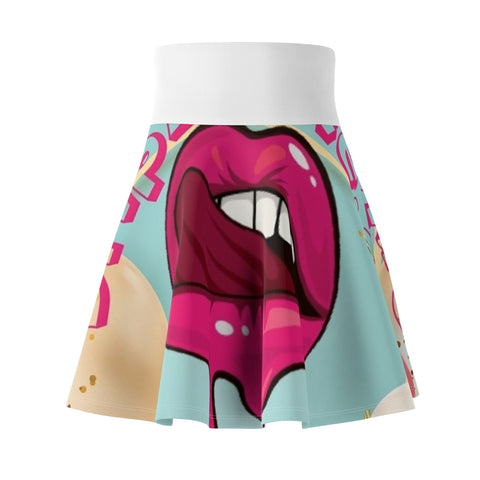 Women's  HIP HOP ART Skater Skirt (AOP)