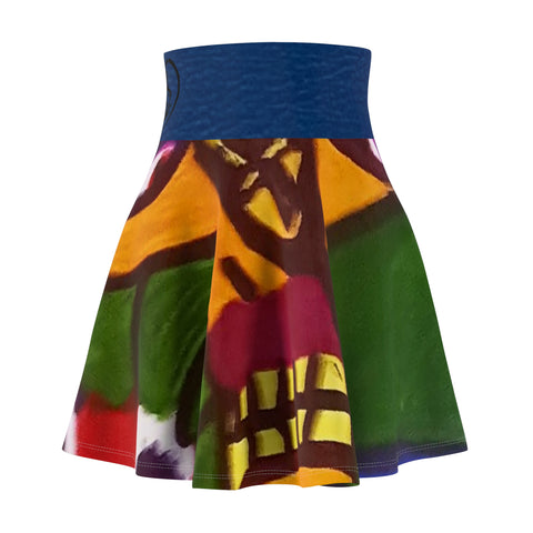 Women's  HIP HOP ART Skater Skirt (AOP)