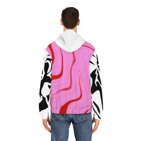 Men's Full-Zip  HIP HOP ART  Hoodie (AOP)