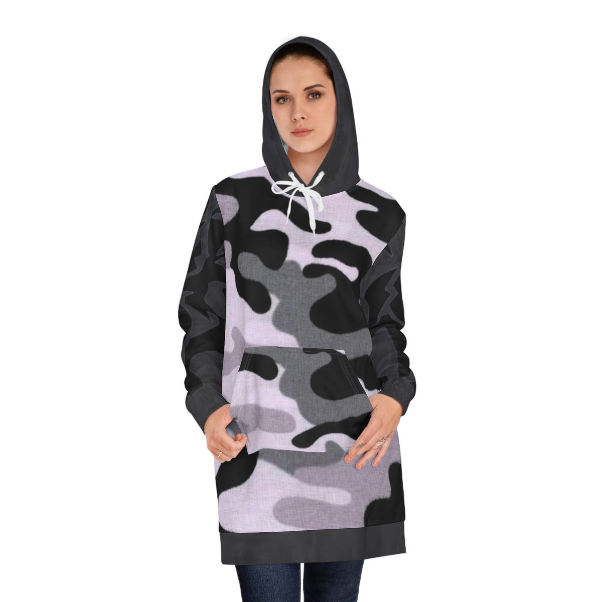 Women's HIP HOP ART Hoodie Dress (AOP)
