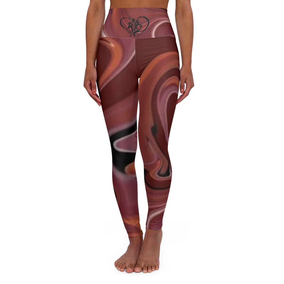 High Waisted HIP HOP ART  Yoga Leggings (AOP)