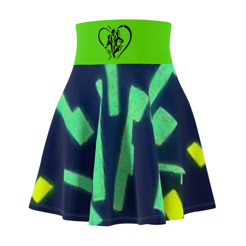 Women's  HIP HOP ART  Skater Skirt (AOP)
