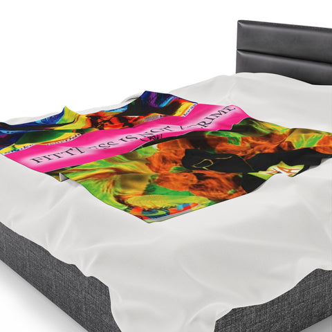 Velveteen Plush  HIP HOP ART  Blanket