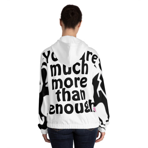 Women’s Full-Zip HIP HOP ART Hoodie (AOP)