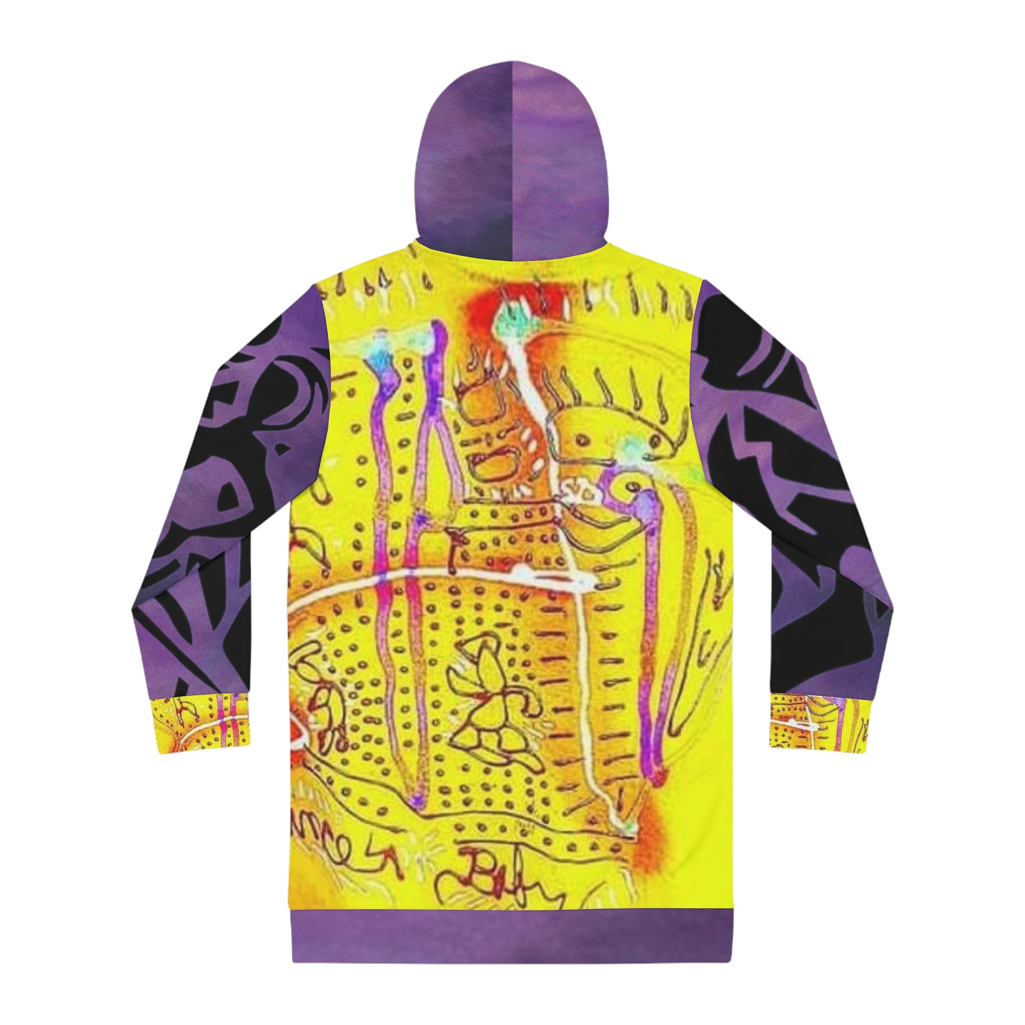 Women's HIP HOP ART Hoodie Dress (AOP)