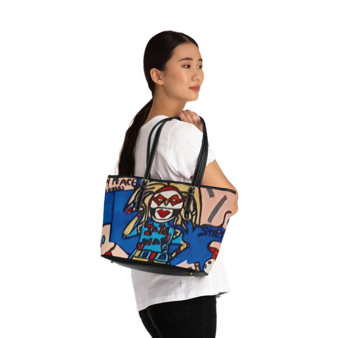 PU Leather HIP HOP ART Shoulder Bag