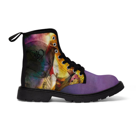 Men's Canvas HIP HOP ART  Boots