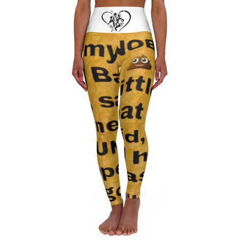 High Waisted HIP HOP ART Yoga Leggings (AOP)