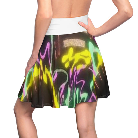 Women's  HIP HOP ART Skater Skirt (AOP)