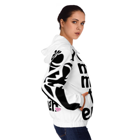 Women’s Full-Zip HIP HOP ART Hoodie (AOP)