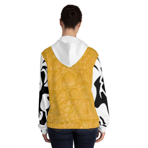 Women’s Full-Zip HIP HOP ART Hoodie (AOP)