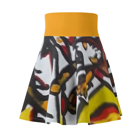 Women's  HIP HOP ART Skater Skirt (AOP)