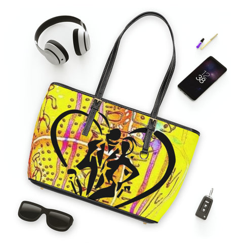 PU Leather  HIP HOP ART Shoulder Bag