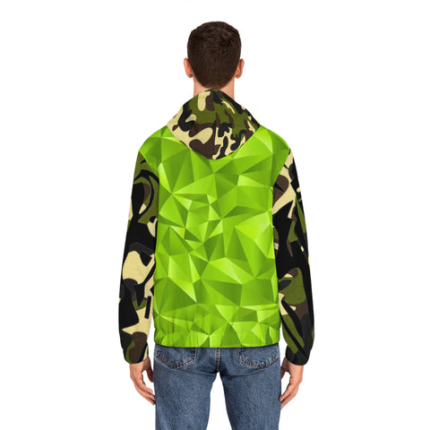 Men's Full-Zip  HIP HOP ART Hoodie (AOP)