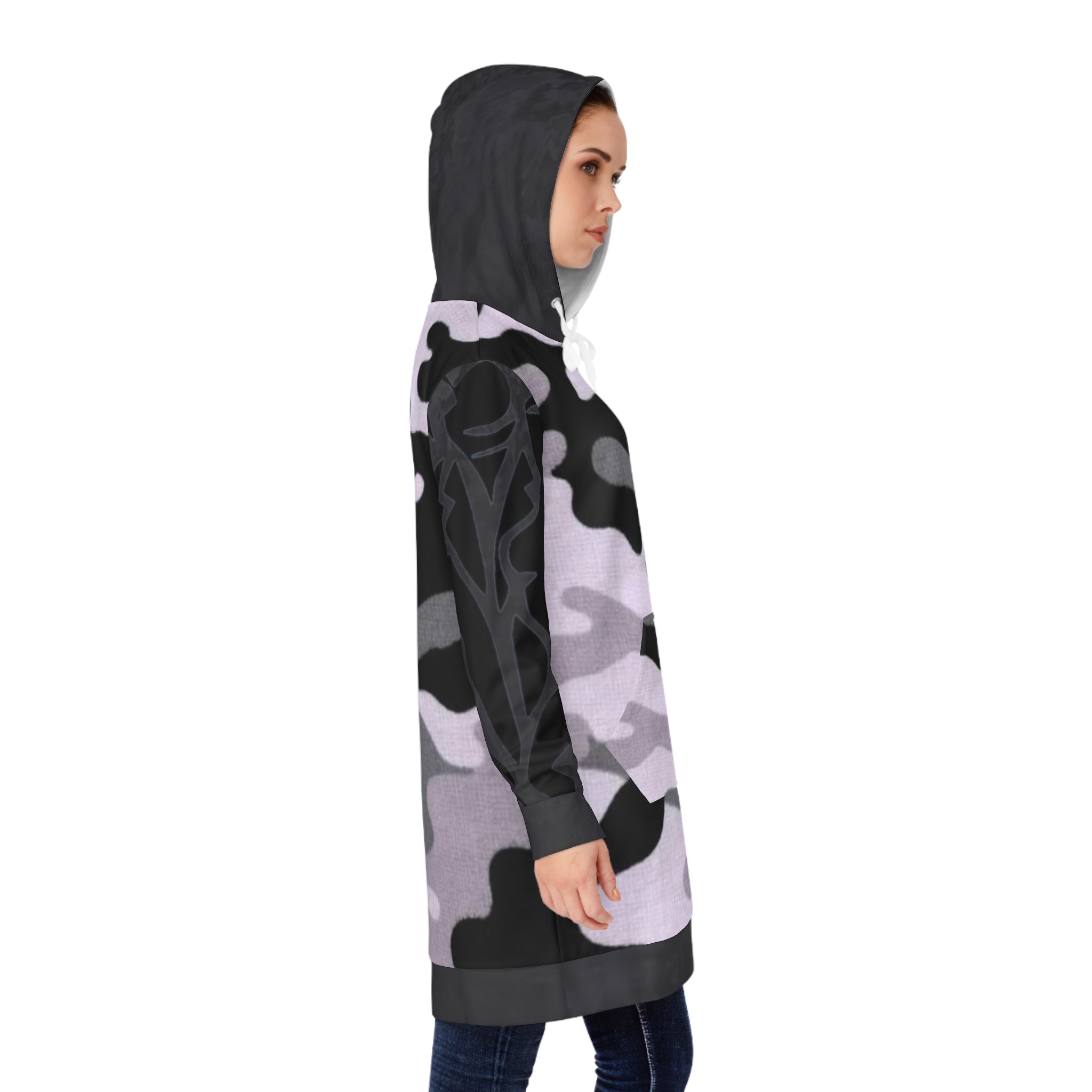 Women's HIP HOP ART Hoodie Dress (AOP)