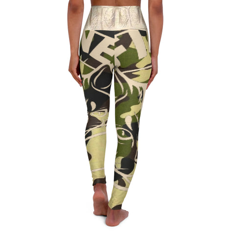 High Waisted HIP HOP ART Yoga Leggings (AOP)