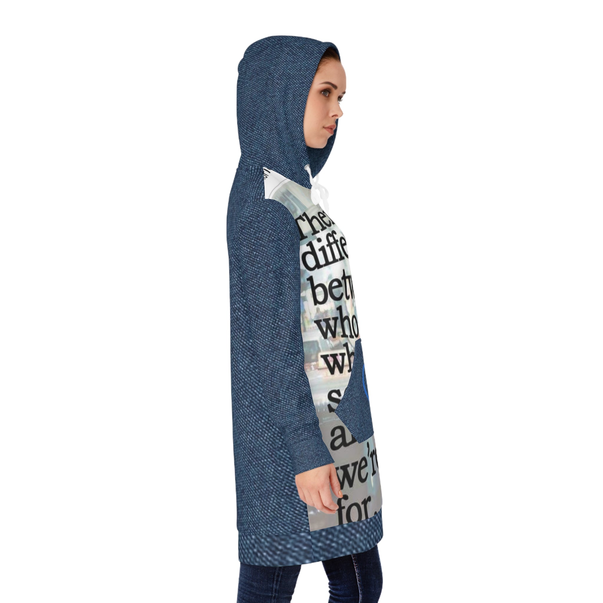 Women's HIP HOP ART Hoodie Dress (AOP)