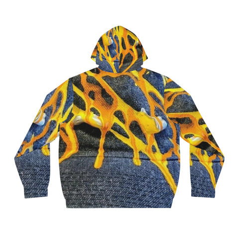 Men's Full-Zip HIP HOP ART Hoodie (AOP)