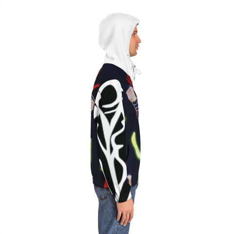 Men's Full-Zip  HIP HOP ART  Hoodie (AOP)