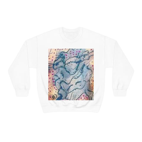 Unisex Heavy Blend™  HIP HOP ART Crewneck Sweatshirt