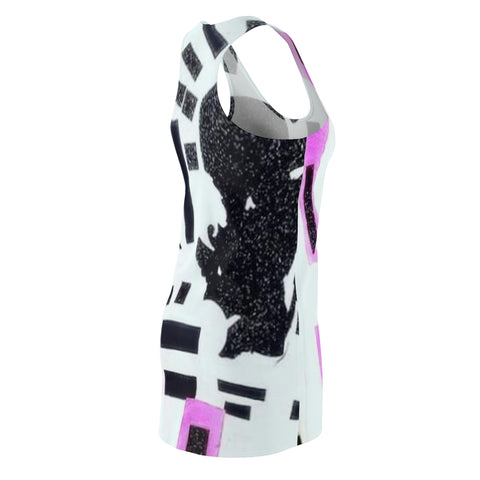 Women's Cut & Sew  HIP HOP ART Racerback Dress (AOP)