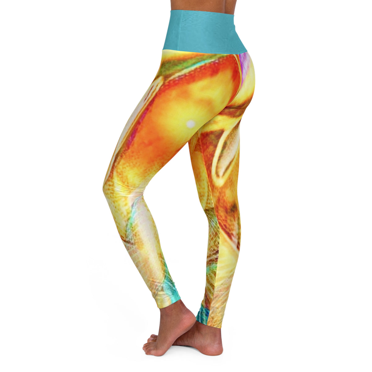 High Waisted  HIP HOP ART Yoga Leggings (AOP)