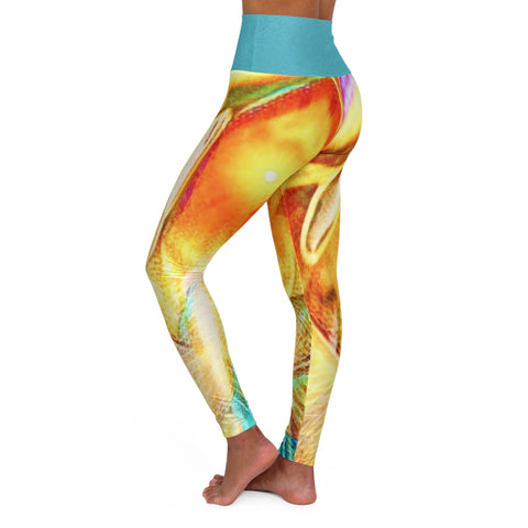 High Waisted  HIP HOP ART Yoga Leggings (AOP)